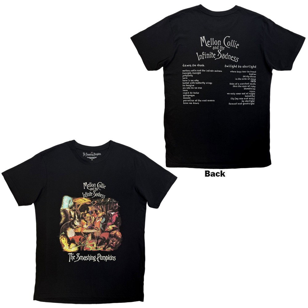 Smashing Pumpkins - Mellon Collie Animals Herren TShirt - Schwarz